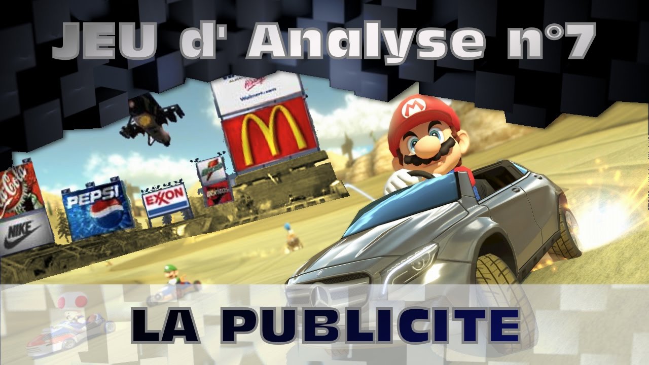 Chronique - Jeu analyse n°7 - La Publicité et les jeux vidéo (feat 8ADG