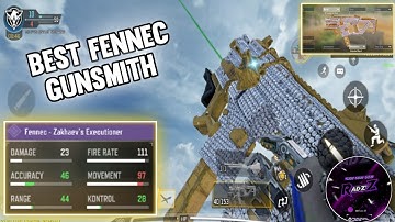 Best FENNEC Gunsmith Loadout/Class Setup | Fast ADS + No RECOIL | COD MOBILE | CODM