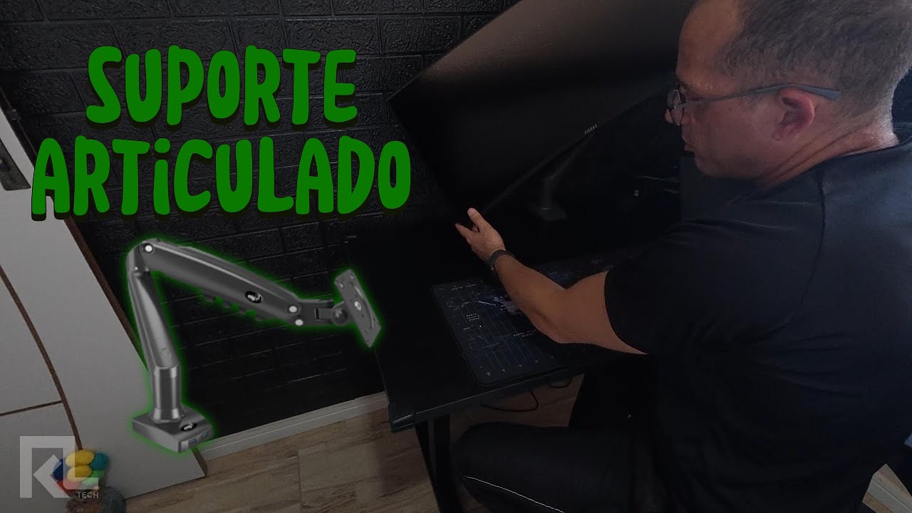 Suporte Articulado ELG + Monitor Ultrawide Curvo de 34" | Vale a Pena?
