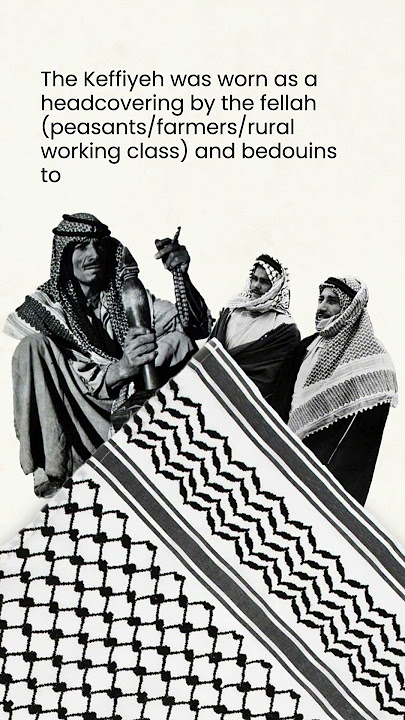 The keffiyeh is more than just a scarf - it's a symbol of heritage, resilience, and identity.