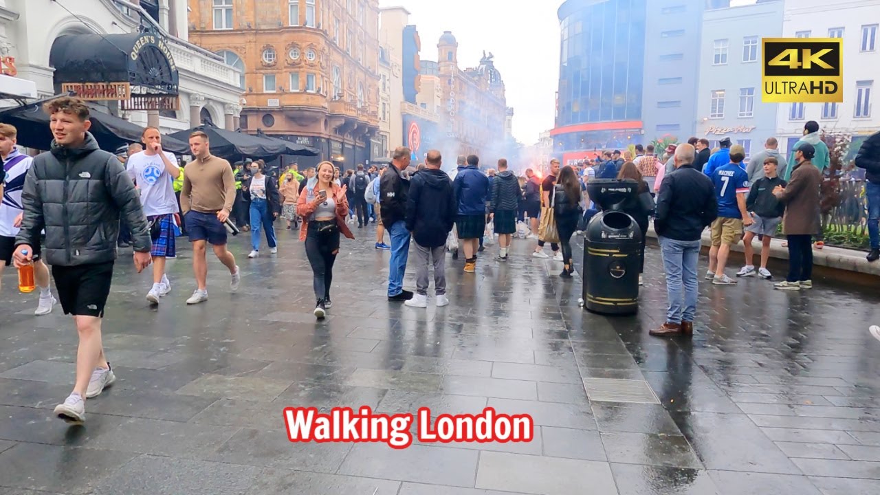 🇬🇧🏴󠁧󠁢󠁳󠁣󠁴󠁿Scottish Fans Arrived In Leicester Square for the Euro Football 