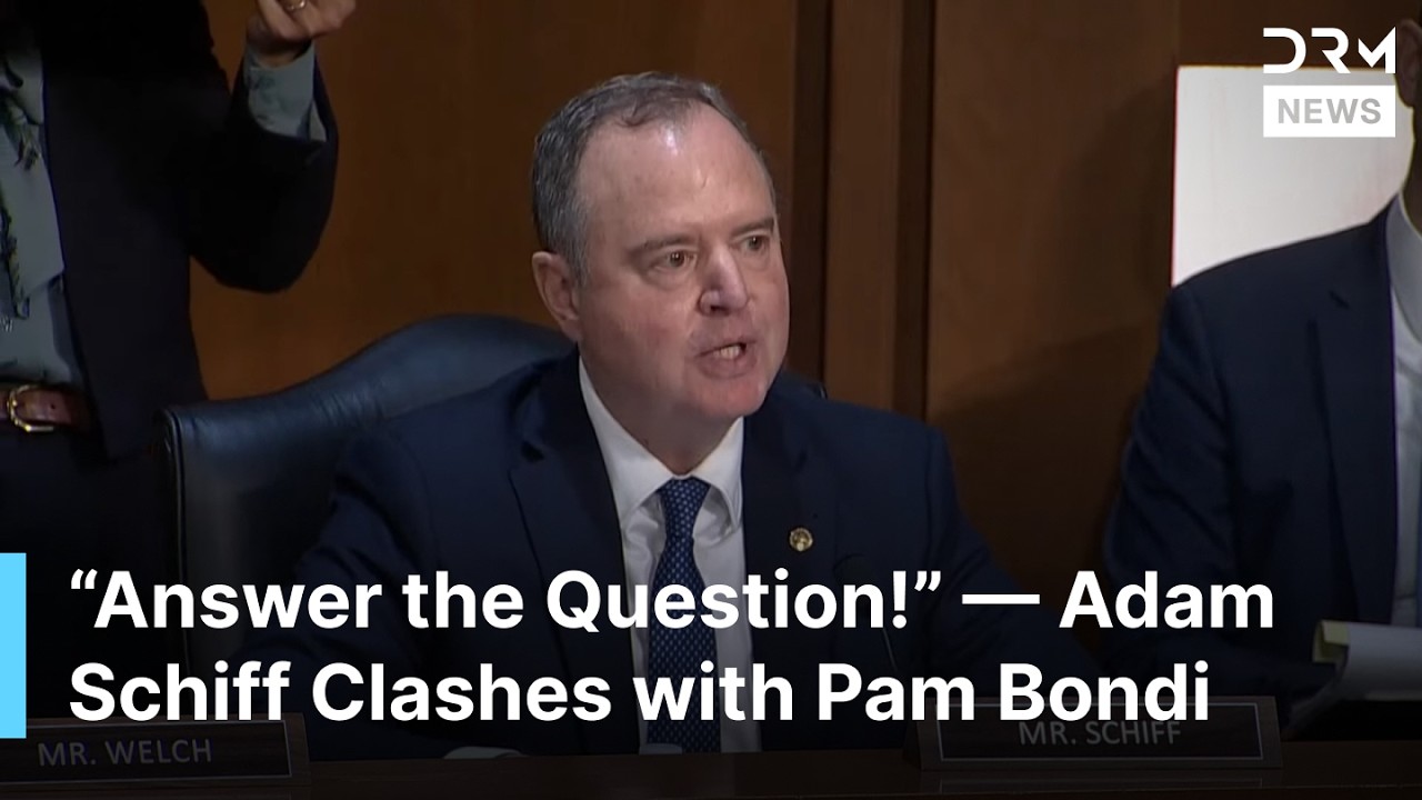 Сенатор Шифф допрашивает Бонди по поводу предполагаемых сокрытий информации Министерством юстиции...