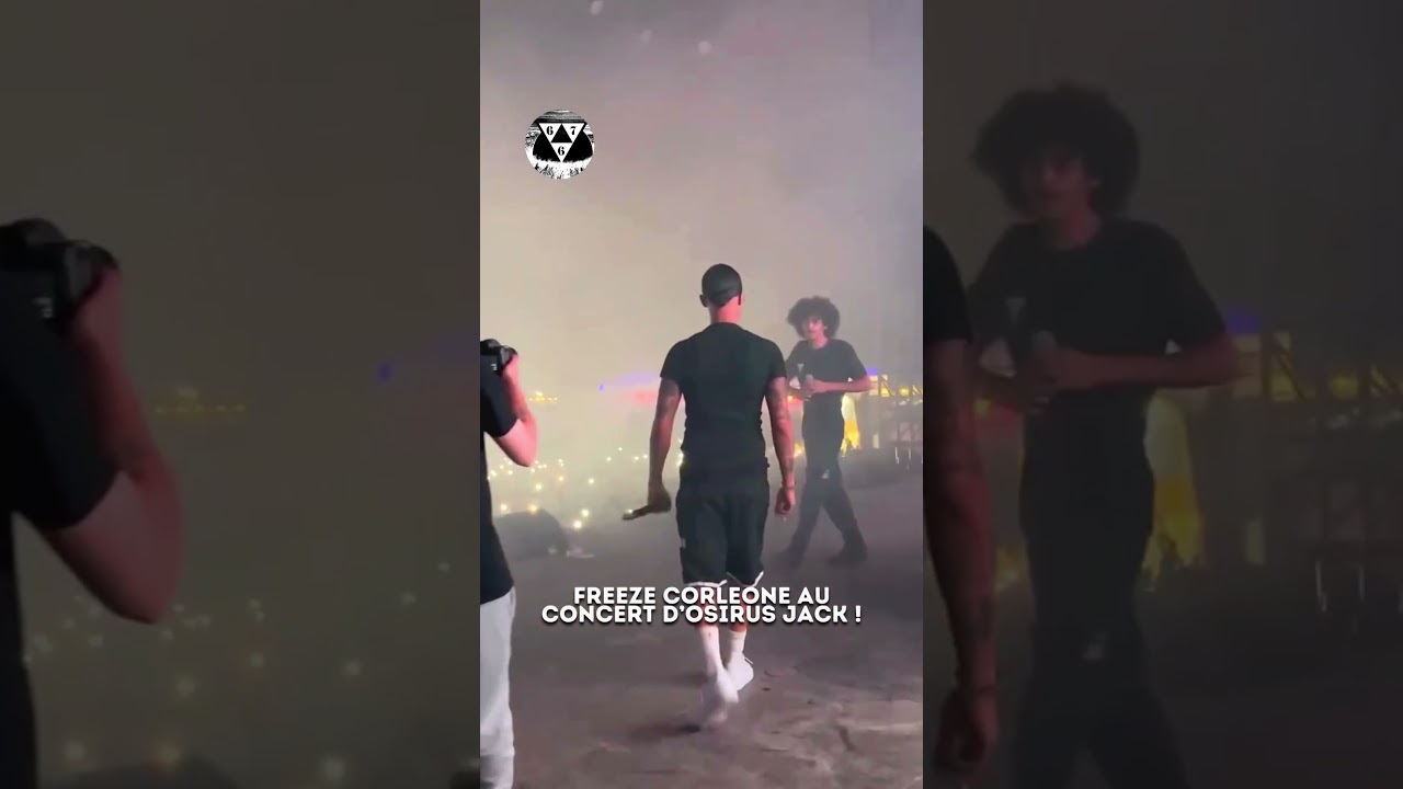 L'entrée de Freeze Corleone au concert de Osirus jack au Ardentes 2023 !