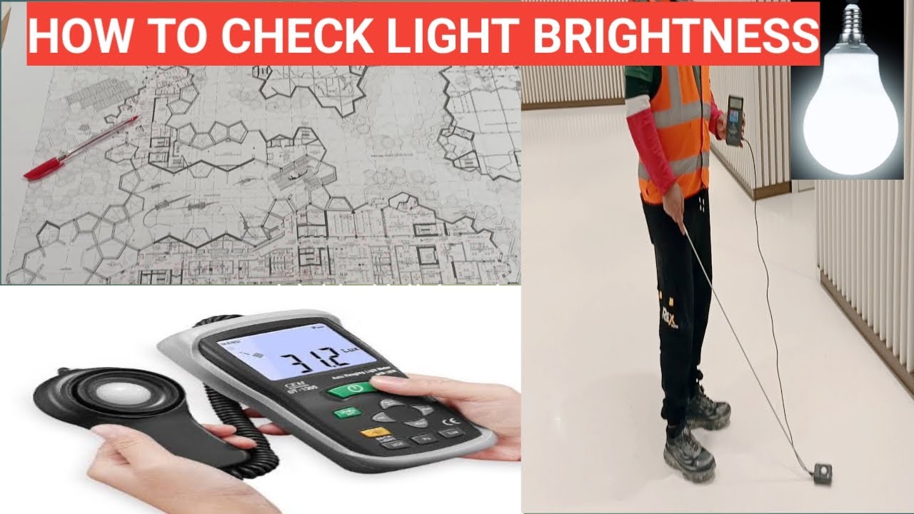 HOW TO  Check LIGHT BRIGHTNESS | LUX Level Tester