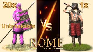 Can 20 Unbreakable Eastern Infantries Beat 1 Berserkers in Rome: Total War?