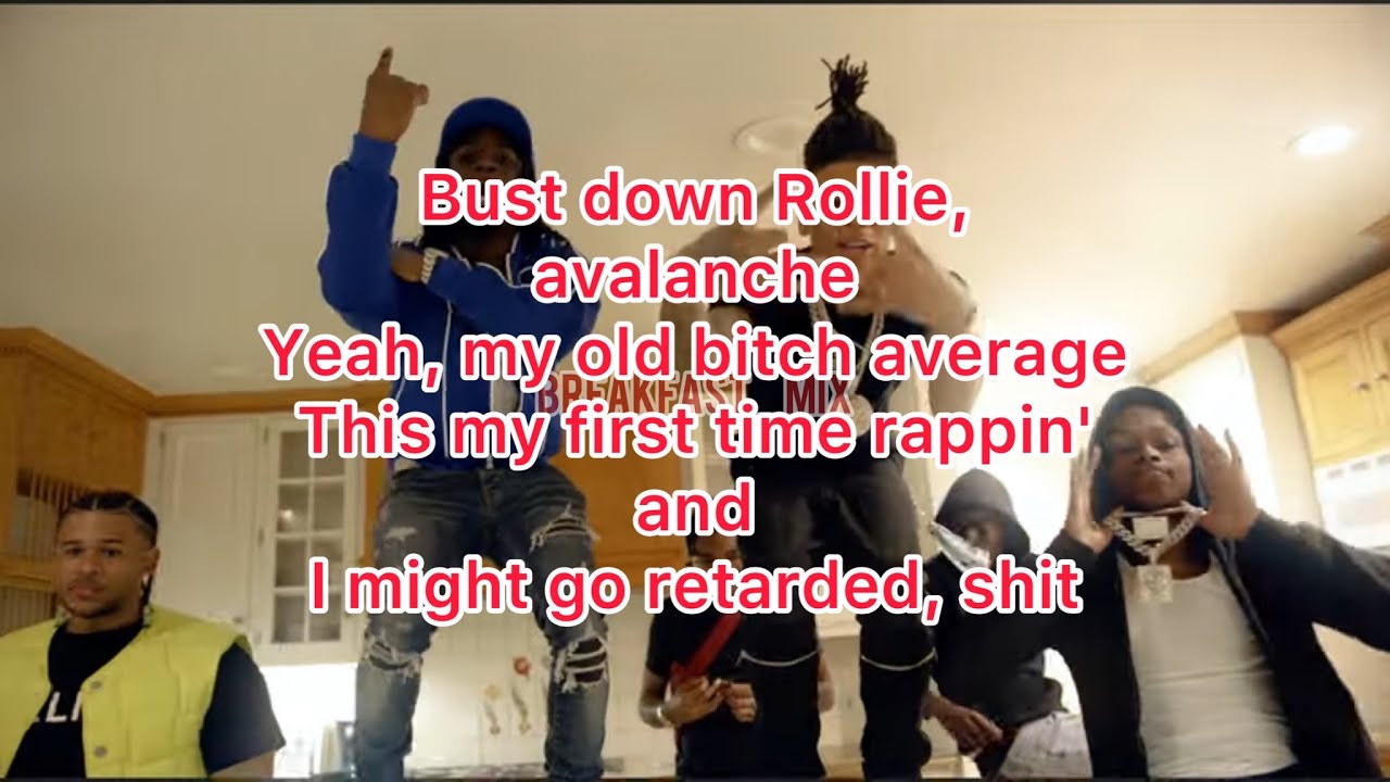 Kai Cenat Bustdown Rollie Avalanche Ft. NLE Choppa (Official Lyrics