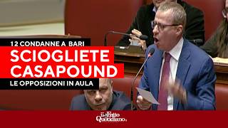 Casapound, 12 Condanne Per Riorganizzazione Del Paro Fascista. Le Opposizioni Ora Scioglierlo