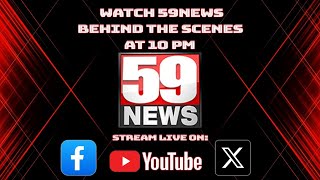#LIVE: Watch 59News Behind The Scenes @ 10 PM w/ Kaleigh Fourie, Rivers Upchurch, and Joe Fitzwater!