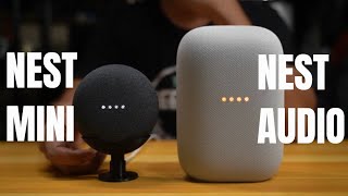 Google Nest Mini VS Google Nest Audio  Quick Comparison