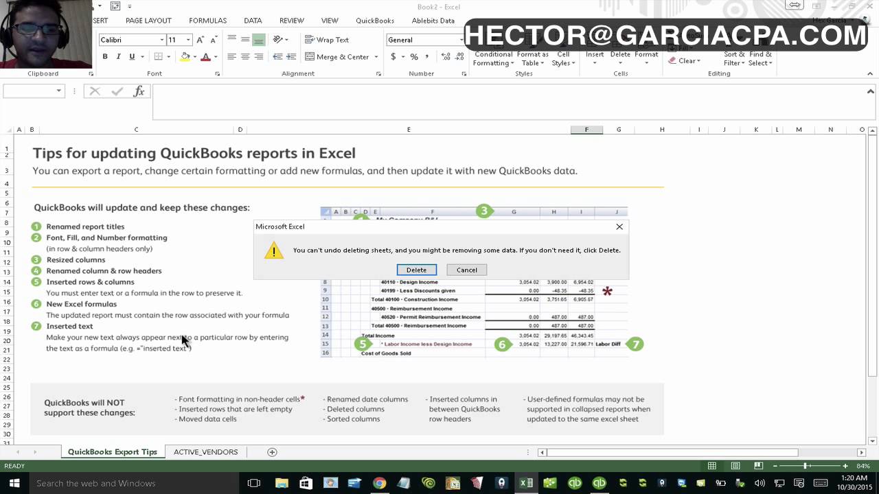 Make all unused vendors inactive in QuickBooks Desktop