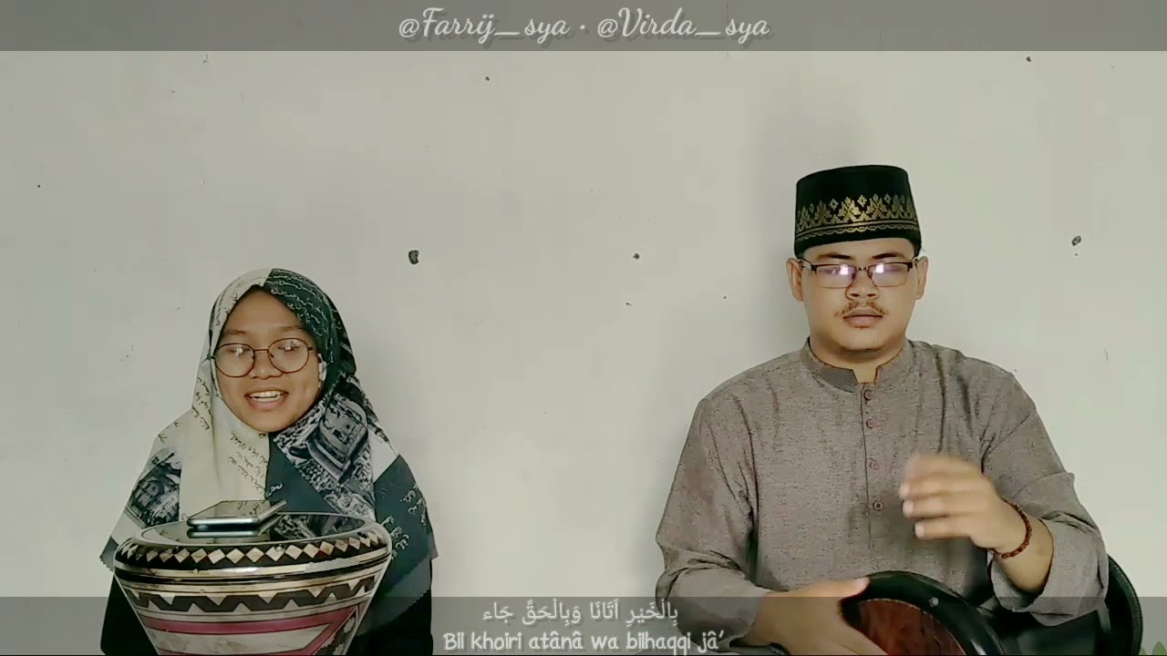 sholawat Al qolbu mutayyam || Darbuka cover || voc. Neng Virda syaripatunisa