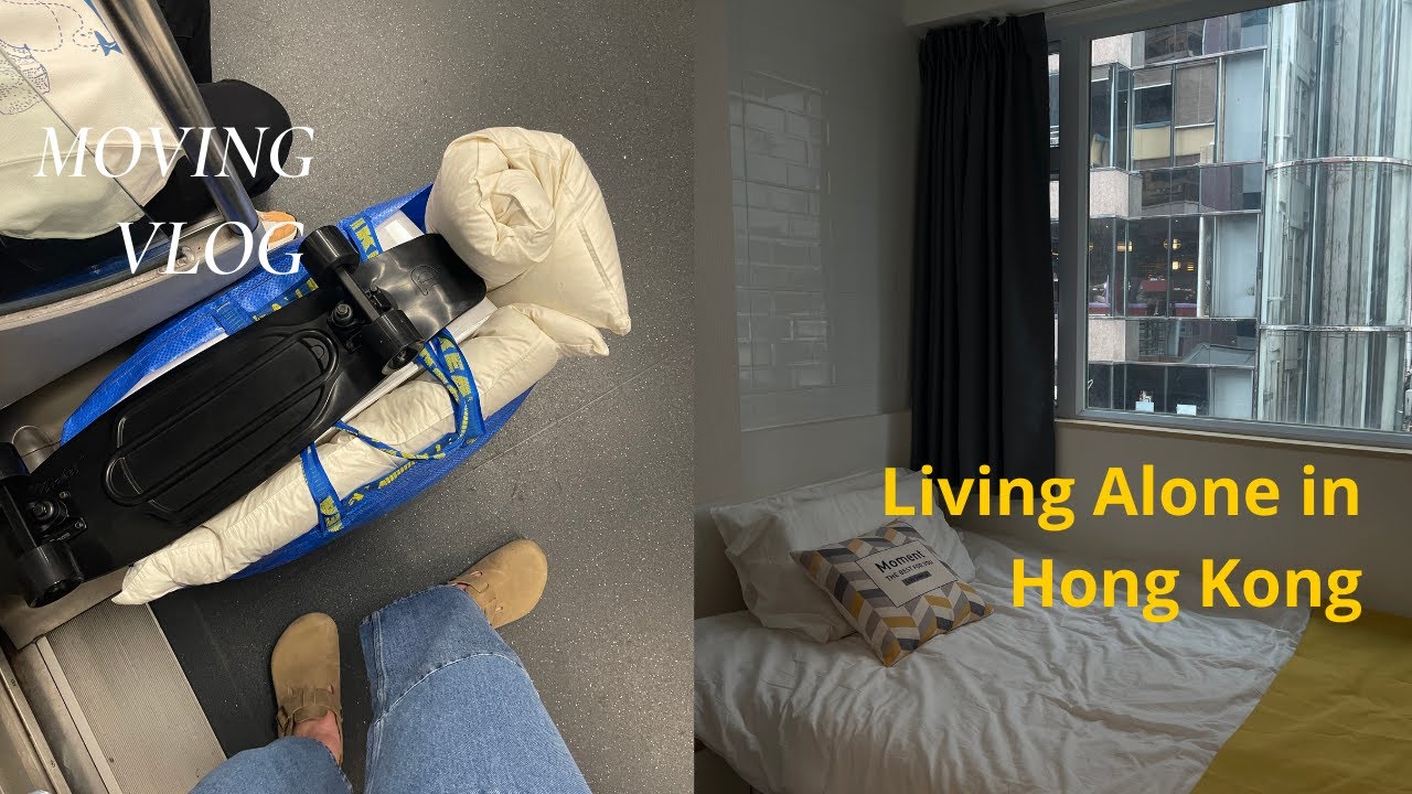 Living Alone in Hong Kong | moving vlog, room tour, Causeway Bay, Hong Kong, Ikea Haul