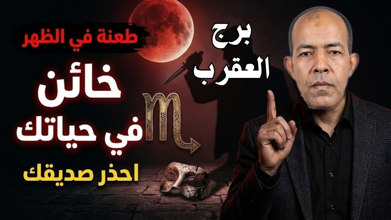 توقعات برج العقرب يوم الخسوف 3 مارس 2026: سقوط الأقنعة وغربلة شاملة للعلاقات 🌑🐍