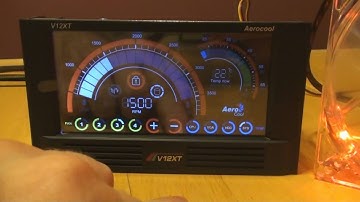 Aerocool Touch Screen Fan Controller V12XT Unboxing and First Look