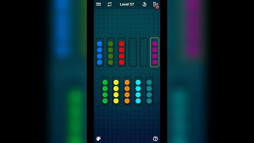 Ball Sort Puzzle Level 57 Solved