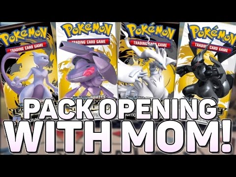 Opening Pokmon Cards With My Mom!! :D - YouTube