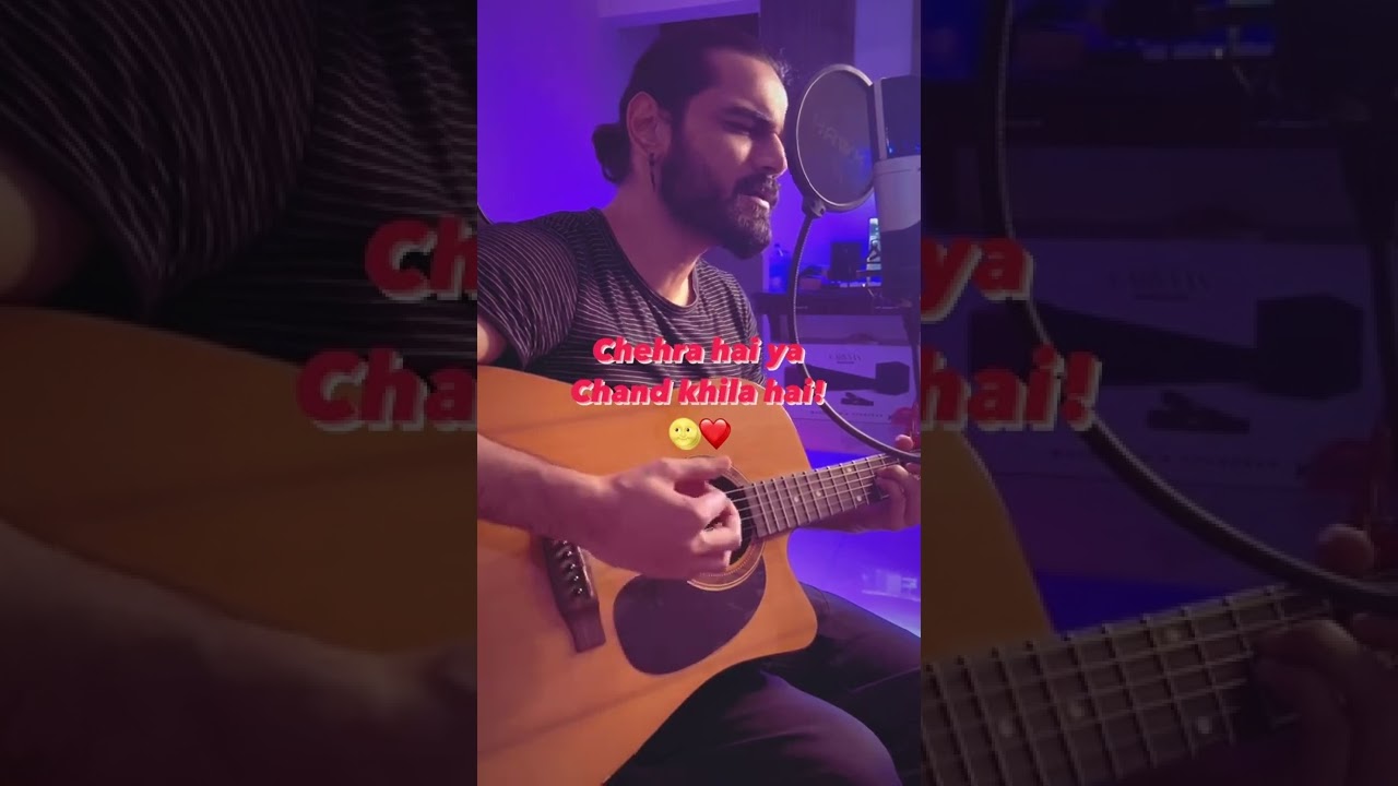 Chehra Hai ya chand khila hai 🌝❤️ Cover by Yasser Desai 🍁