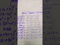 BASIC ALGEBRIC FORMULAS!!!!