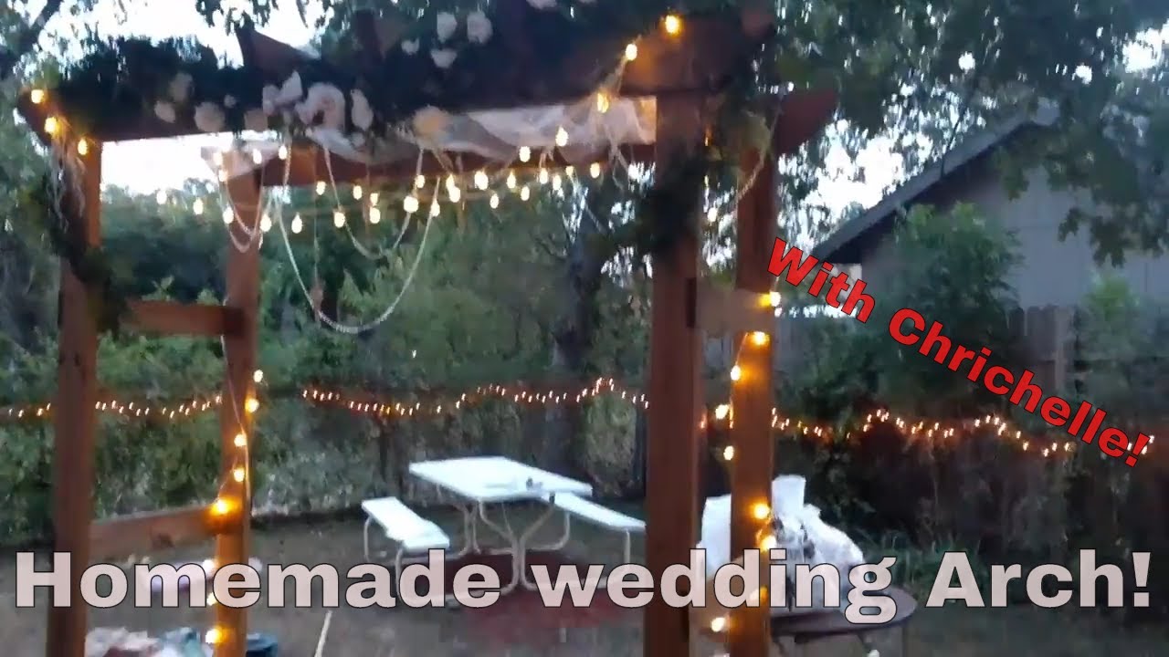 ⛩️ An Homemade Arch for Our Wedding, made from 2x4s YouTube