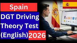 Spain DGT Driving Theory Test 2026 (English) | 25 Driving Exam Questions