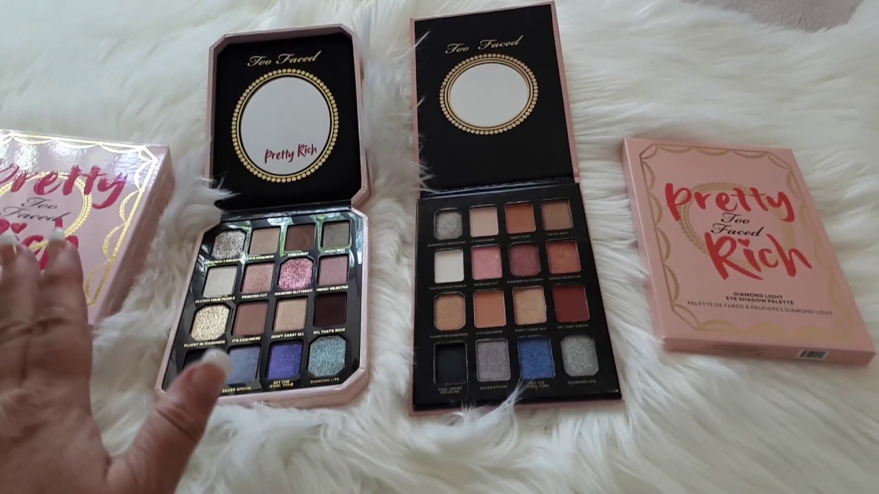 FAKE Too Faced Pretty Rich Palette VS Real!!!