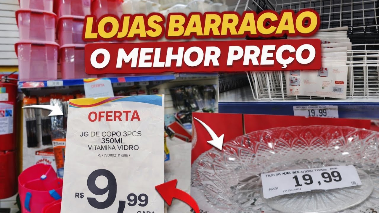 ACHADINHOS lojas BARRACÃO/ PRIMEIRO VIDEO DE 2026