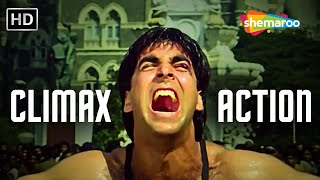 CLIMAX - Akshay Kumar Ka Jabardast Scene | Elaan | Madhoo, Amrish Puri, Farida Jalal #bestscene