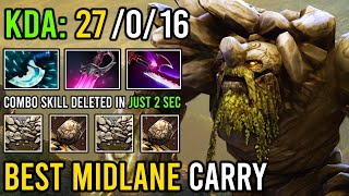 Best Mid Lane Carry Tiny Epic 1 Shot Combo Deleted Enemy in Just 2 Sec Khanda & Zero Death Dota 2