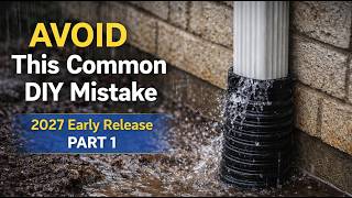2027 Early Release Underground Buried Downspout Kit Easy DIY [ Part 1 ]