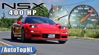 400HP ACURA NSX V6 VTEC SUPERCHARGED 0-230 Acceleration & SOUND by AutoTopNL