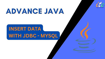 🔴 05 Using JDBC Insert Data into Database