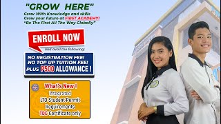 Senior High School Enrollment for SY 2022 - 2023 is now open !#firstacademy screenshot 5