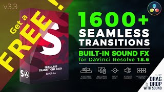 Get a Free Transition Pack for Davinci Resolve!