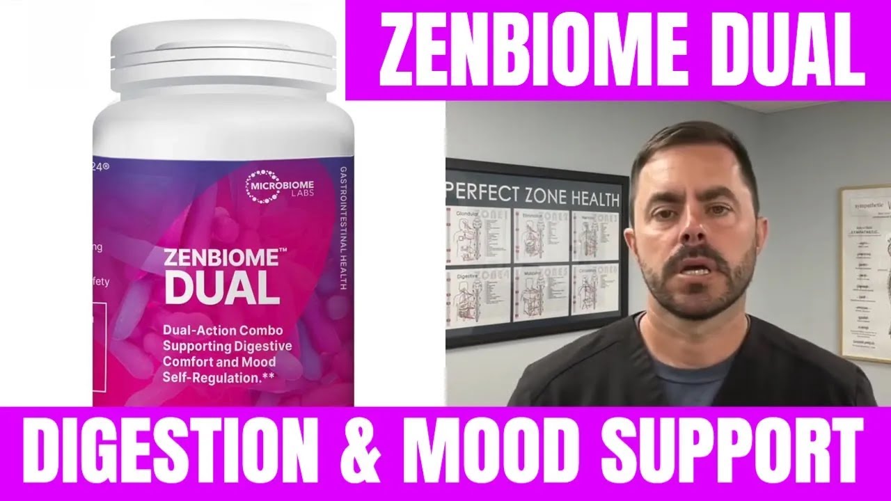🌿 ZenBiome Dual Review by Microbiome Labs - Probiotic for gut-brain axis, mood, and digestion.