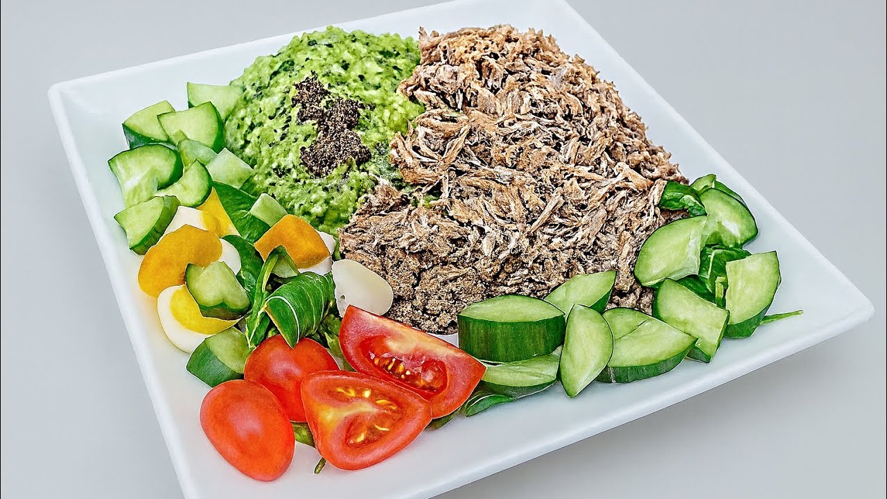 Meine Frau hat diesen Salat jeden Abend gegessen und in einer Woche 2 kg Gewicht verloren🔥