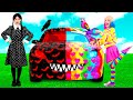 レインボーカーvs 黒い車 チャレンジ | いたずら戦争 PaRaRa Challenge