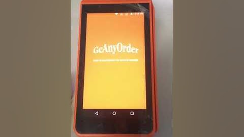 GT90 Android POS offer Free APP to print the Mail orders