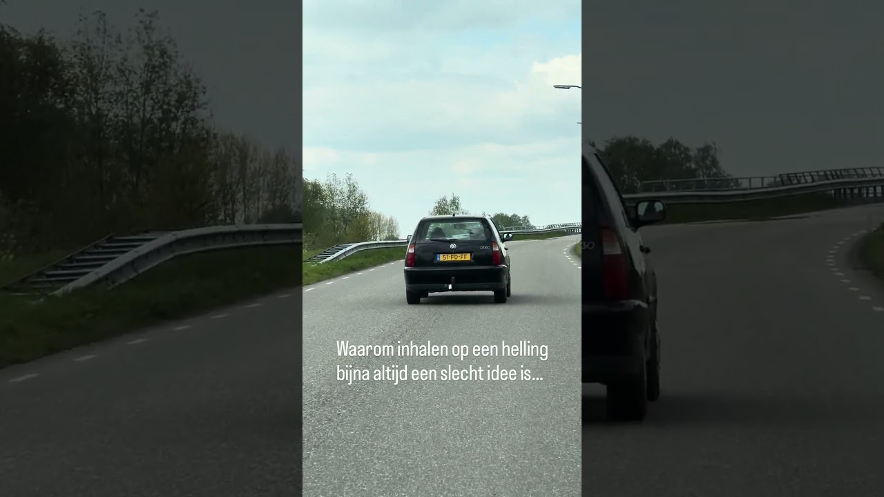 Waarom inhalen op een helling bijna altijd een slecht idee is…