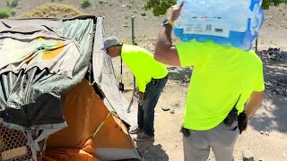 Braving the Las Vegas heat to help people experiencing homelessness