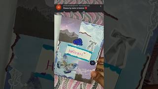 🌊☄️paper journal idea 💡#journaling #scrapbook #shorts #papertherapy @varsha_journal