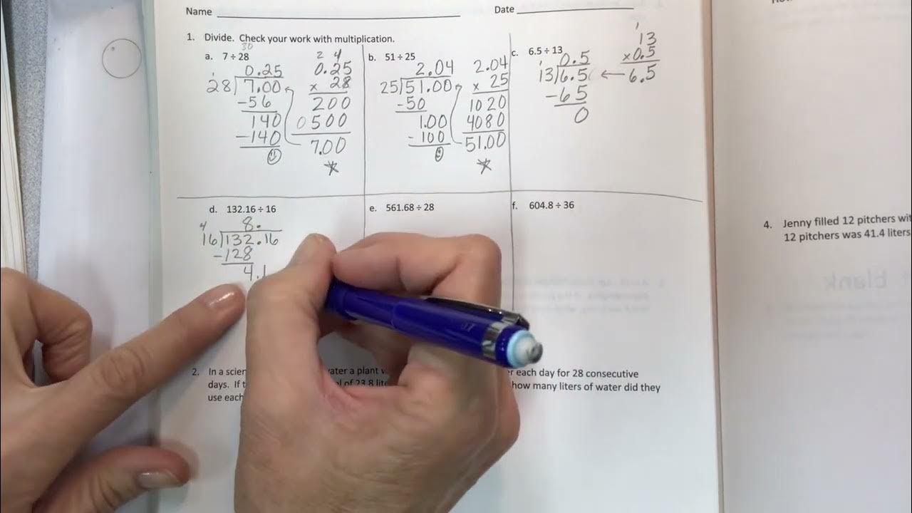 eureka math lesson 27 homework 1.2 answer key