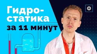 ГИДРОСТАТИКА в ЕГЭ по Физике. Николай Ньютон. Техноскул