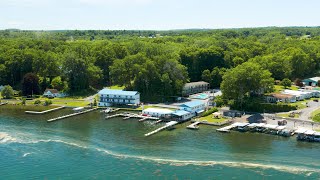 Keuka, NY - Showboat Motel and Restaurant - Drone Video Tour