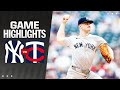 Yankees vs twins game highlights 51624  mlb highlights