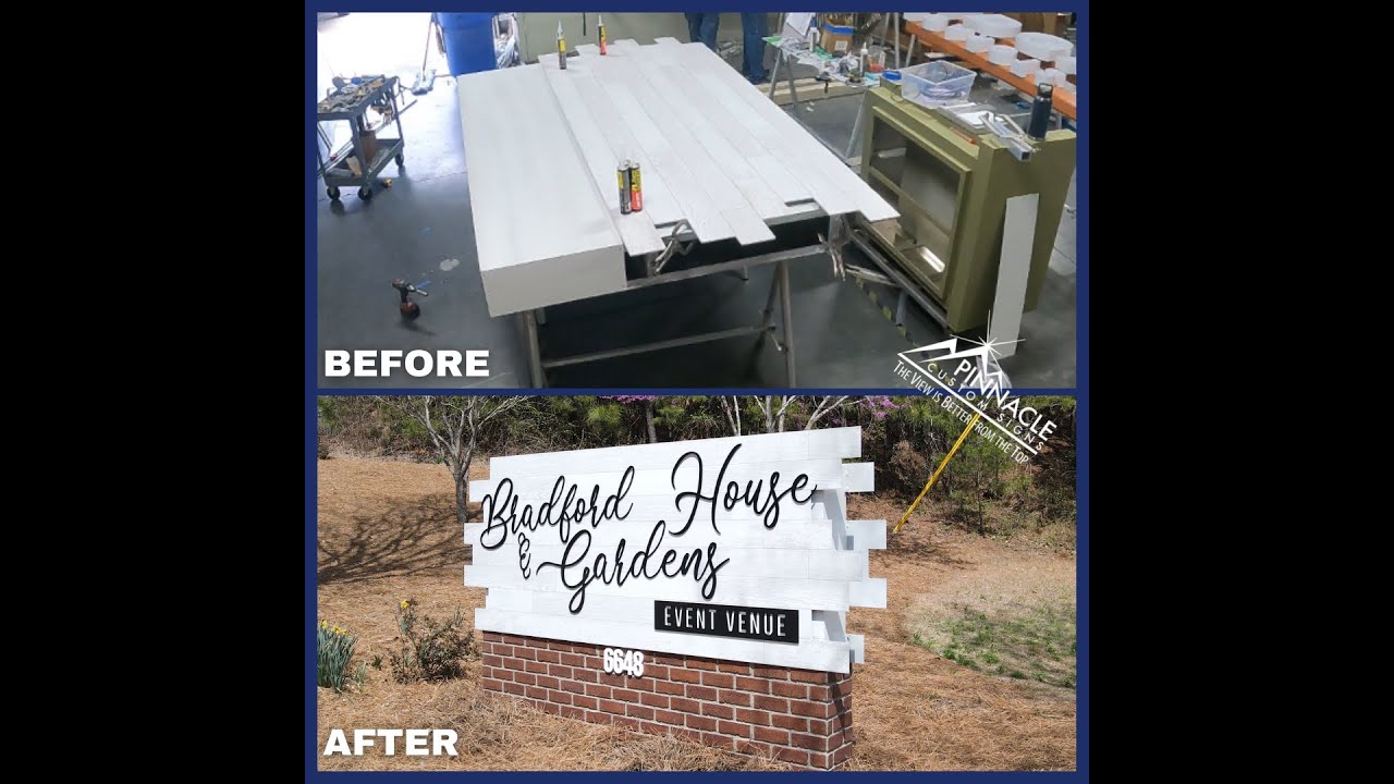 Texture Plus Faux Wall Panels - Brick Sign Creation by Pinnacle Custom Signs