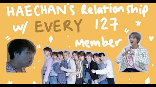 Haechan&#39;s relationship with 127 members!!