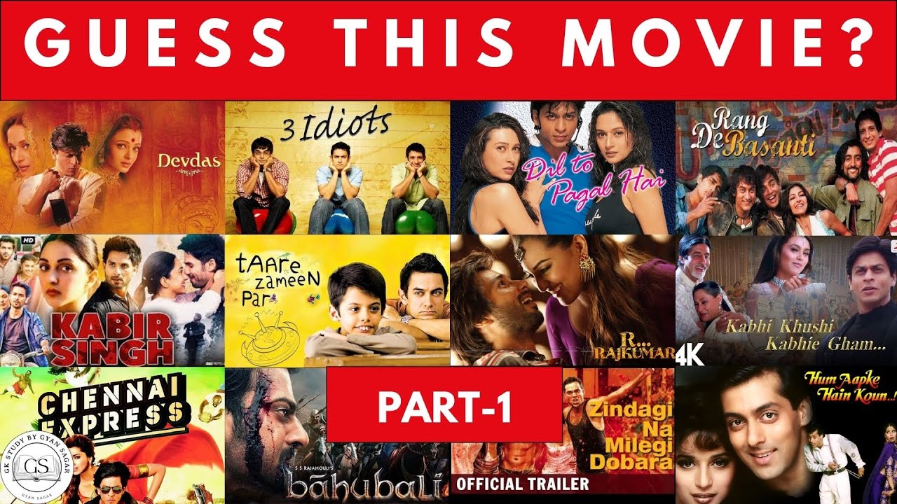 GUESS the BOLLYWOOD MOVIE by the Scene Part-1 🤔 | EASY  | 