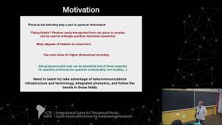 Stephen Walborn: Quantum information processing with photons - Class 1