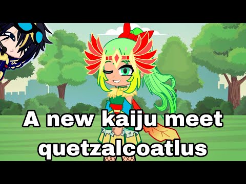 A new kaiju meet human Quetzalcoatlus || Gacha club