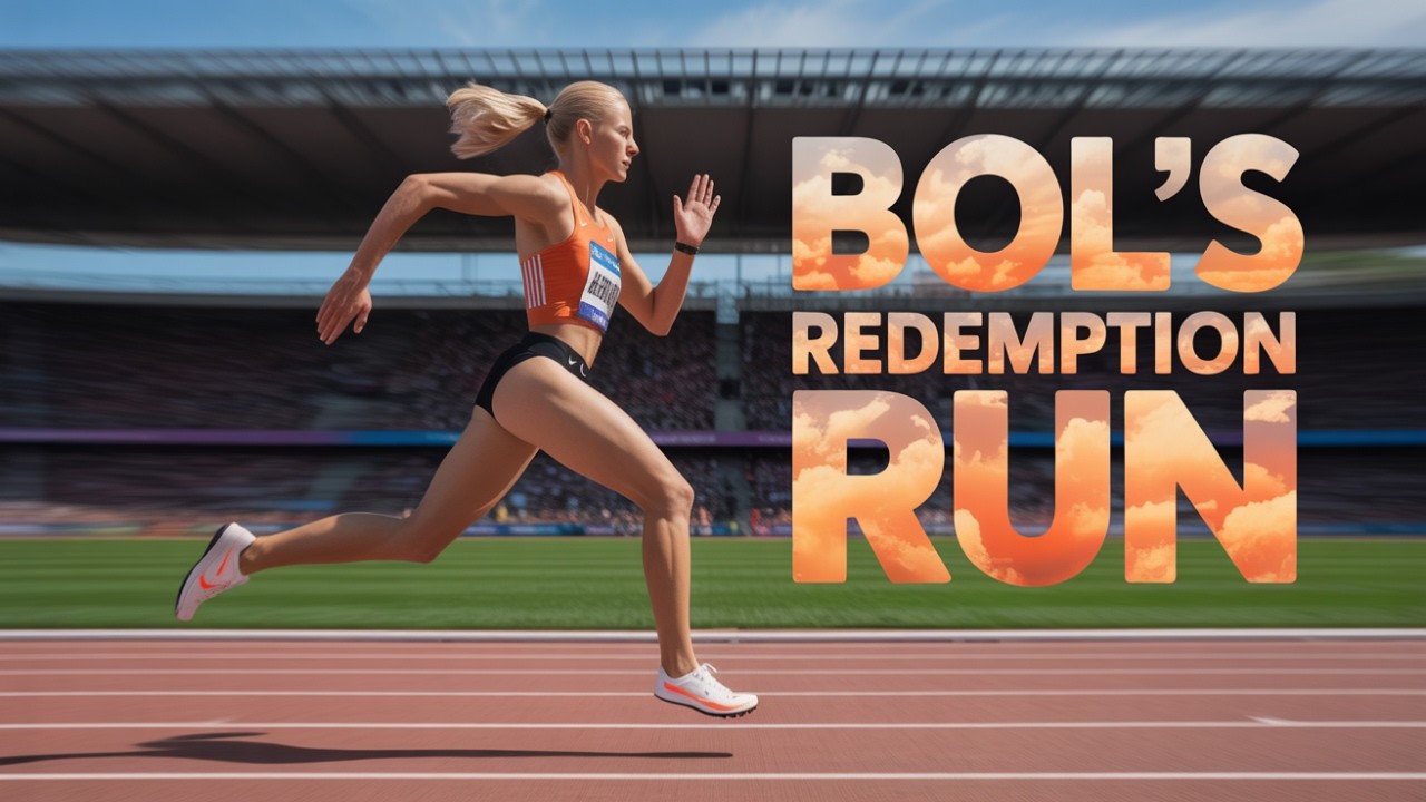 Боже мой, это безумие! Эстафета 4х400 м, США, Фемке Бол из Нидерландов.